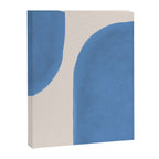 Painted Shapes - Blue Minimalist Canvas Print Gallery Image 6