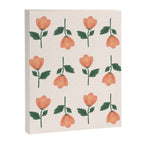 Pink Peony Pattern Canvas Print Gallery Image 6
