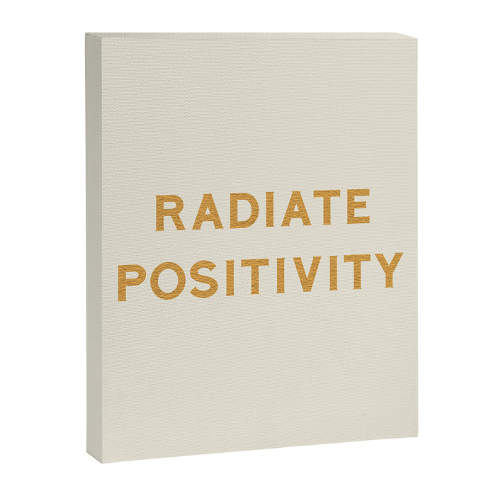 Radiate positivity Canvas Print Gallery Image 1