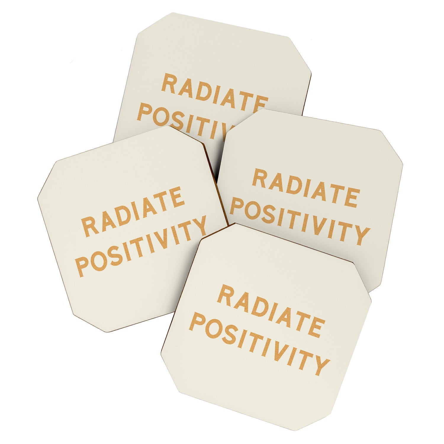 Radiate positivity Coaster Gallery Image 1