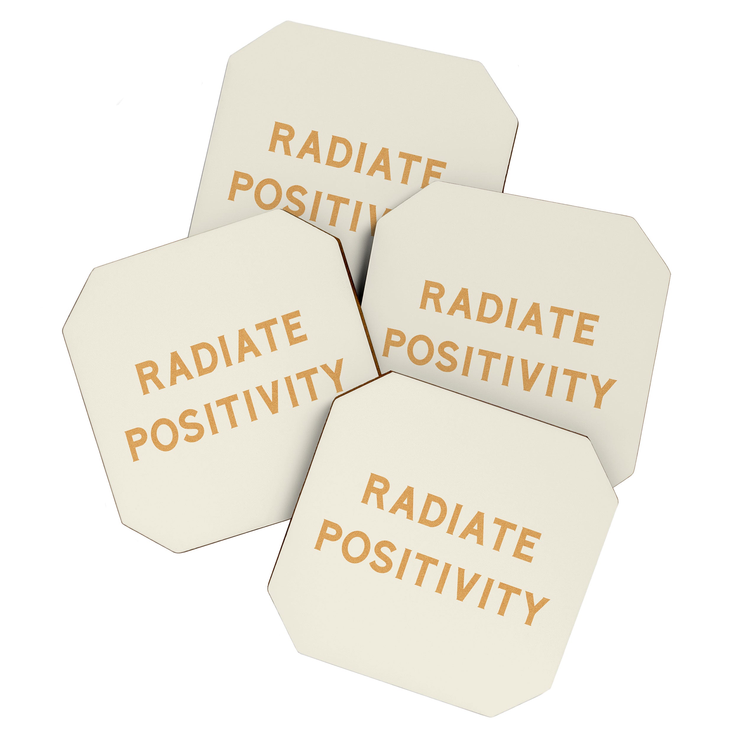 Radiate positivity Coaster Gallery Image 1