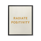 Radiate positivity Framed Canvas Print Gallery Image 6