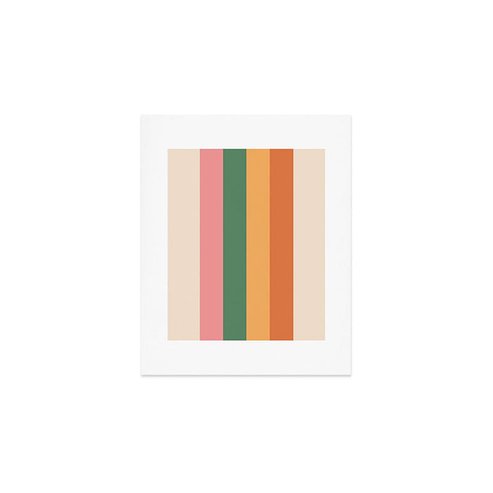 Retro Color Lines - 1-1 Art Print Gallery Image 1