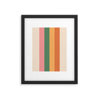 Retro Color Lines - 1-1 Framed Art Print Gallery Image 6