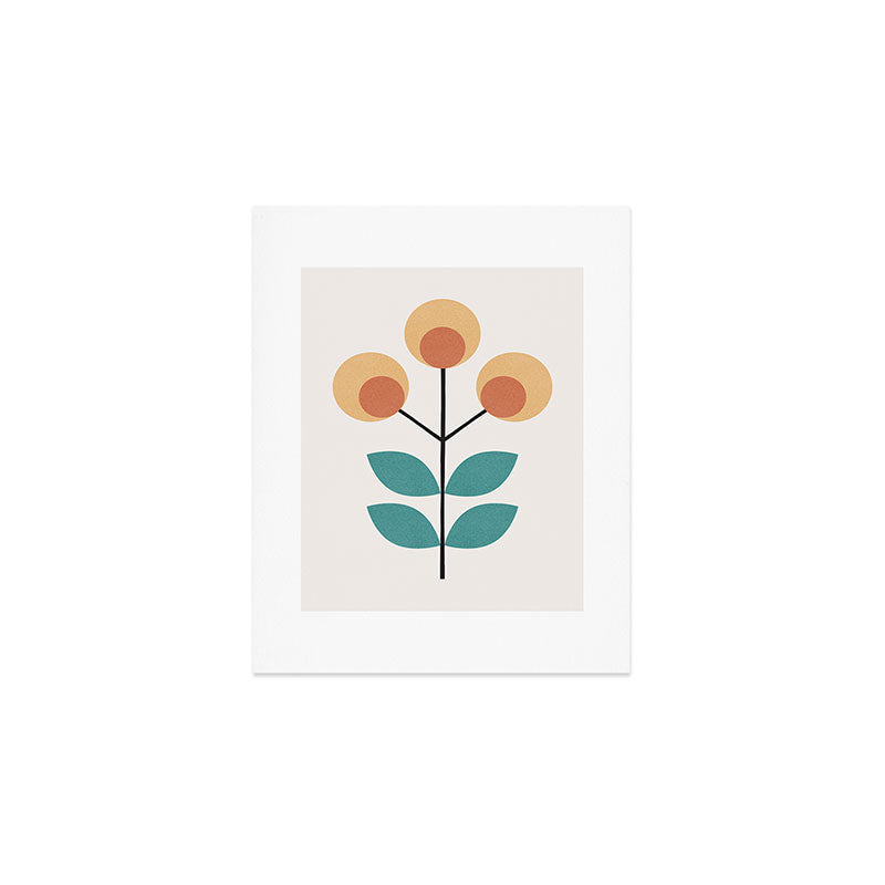 Retro Flower 1-1 Art Print Gallery Image 1