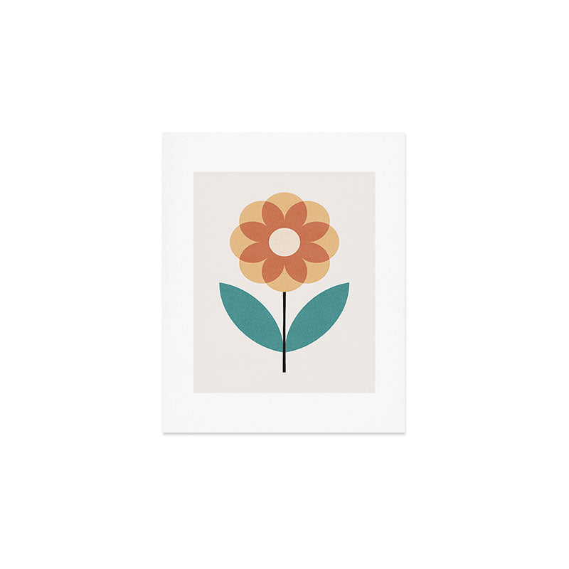 Retro Flower 2-1 Art Print Gallery Image 1