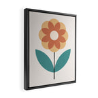 Retro Flower 2-1 Framed Canvas Print Gallery Image 2