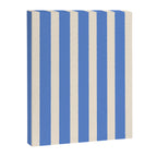Simple Stripes Pattern - Blue Canvas Print Gallery Image 8
