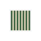 Simple Stripes Pattern - Deep Green Art Print Gallery Image 1