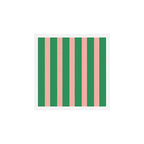 Simple Stripes Pattern - Green Pink Art Print Gallery Image 1