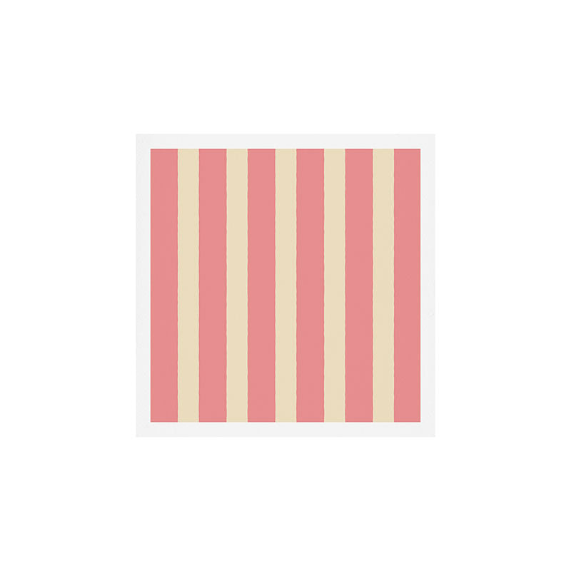 Simple Stripes Pattern - Pink  Art Print Gallery Image 1
