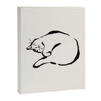 Sleeping Cat Canvas Print Gallery Image 8