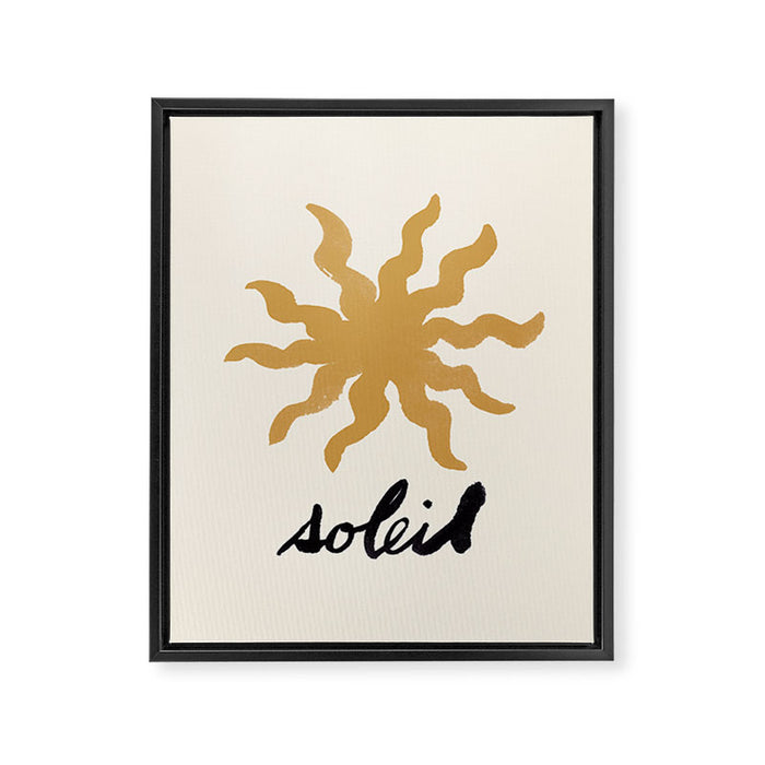 Soleil Framed Canvas Print Gallery Image 1