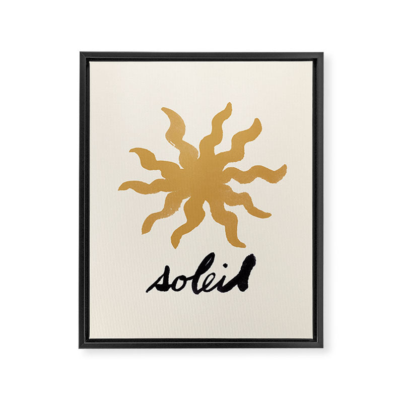 Soleil Framed Canvas Print Gallery Image 6