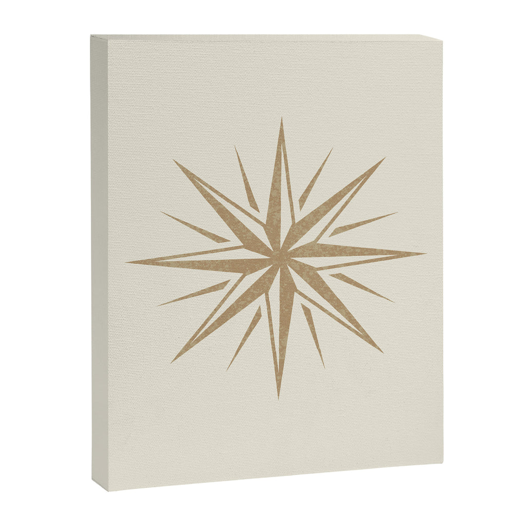 Starburst Retro 3 - Gold  Canvas Print Gallery Image 8