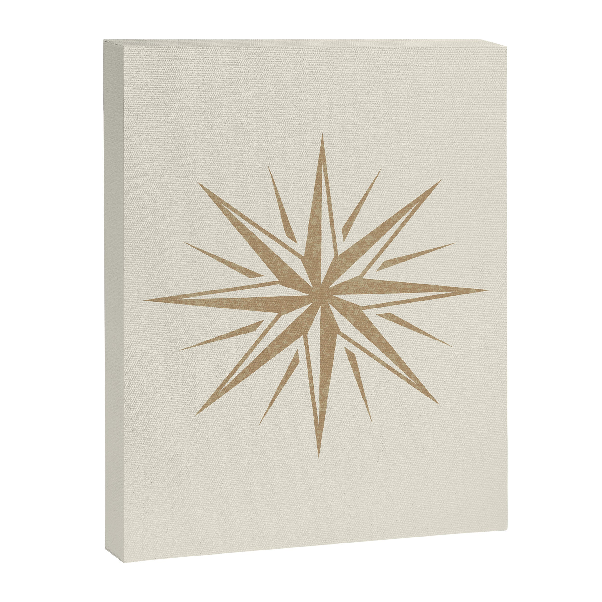 Starburst Retro 3 - Gold  Canvas Print Gallery Image 8