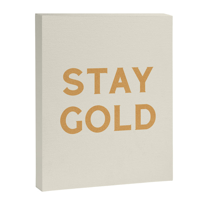 Stay Golden Canvas Print Gallery Image 1