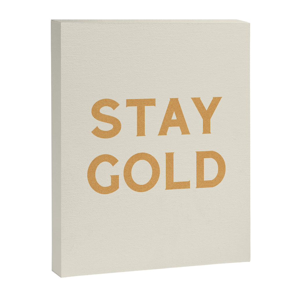 Stay Golden Canvas Print Gallery Image 6