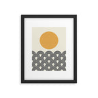 Sun and Wave - Oriental Pattern Framed Art Print Gallery Image 5
