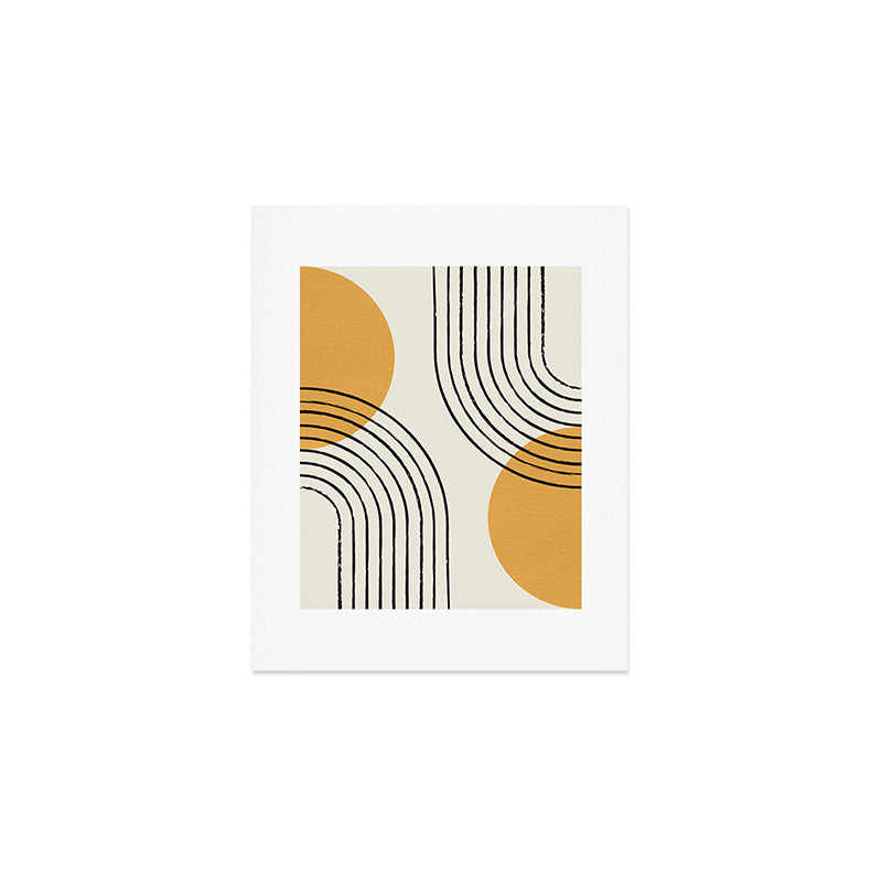 Sun Arch Double - Gold Art Print Gallery Image 1