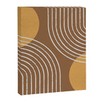 Sun Arch Double - Gold Brown Canvas Print Gallery Image 6