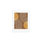 Sun Arch Double - Gold Brown Art Print Gallery Image 1