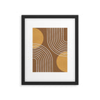 Sun Arch Double - Gold Brown Framed Art Print Gallery Image 5