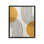 Sun Arch Double - Gold Framed Canvas Print Gallery Image 8