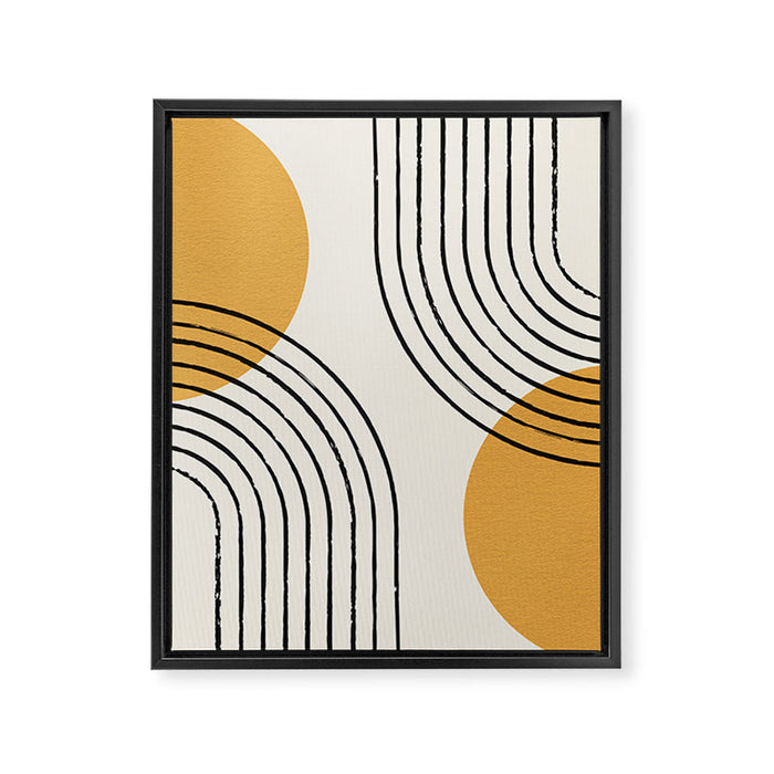 Sun Arch Double - Gold Framed Canvas Print Gallery Image 1
