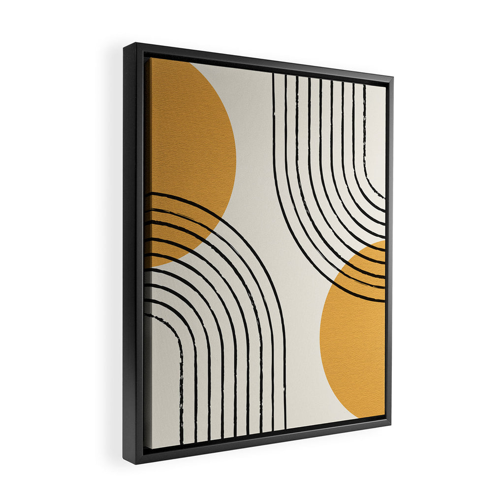 Sun Arch Double - Gold Framed Canvas Print Gallery Image 2