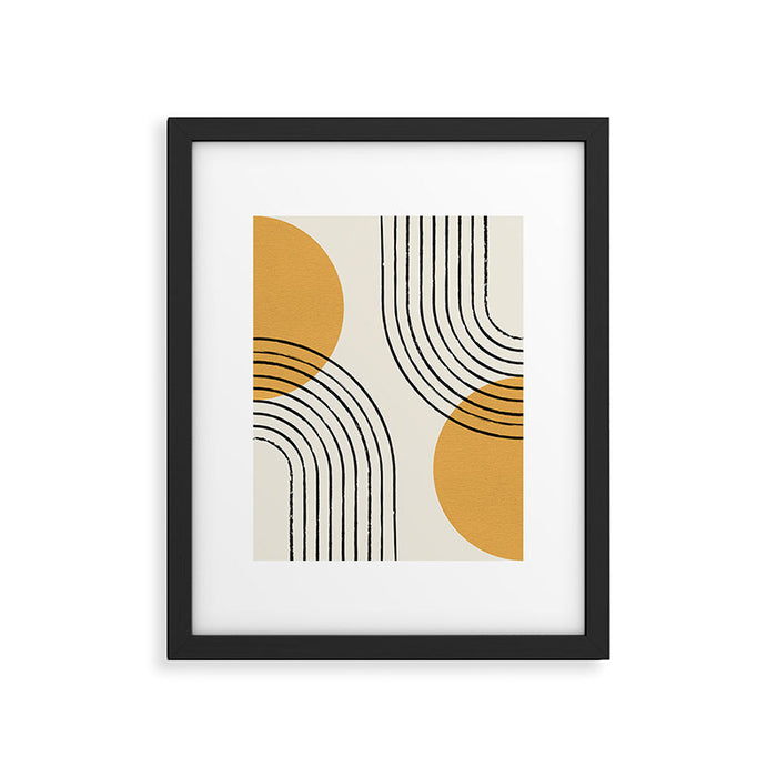 Sun Arch Double - Gold Framed Art Print Gallery Image 1