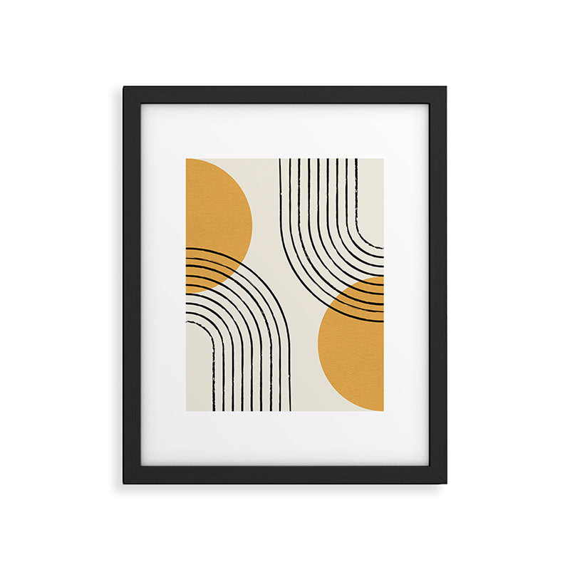 Sun Arch Double - Gold Framed Art Print Gallery Image 4