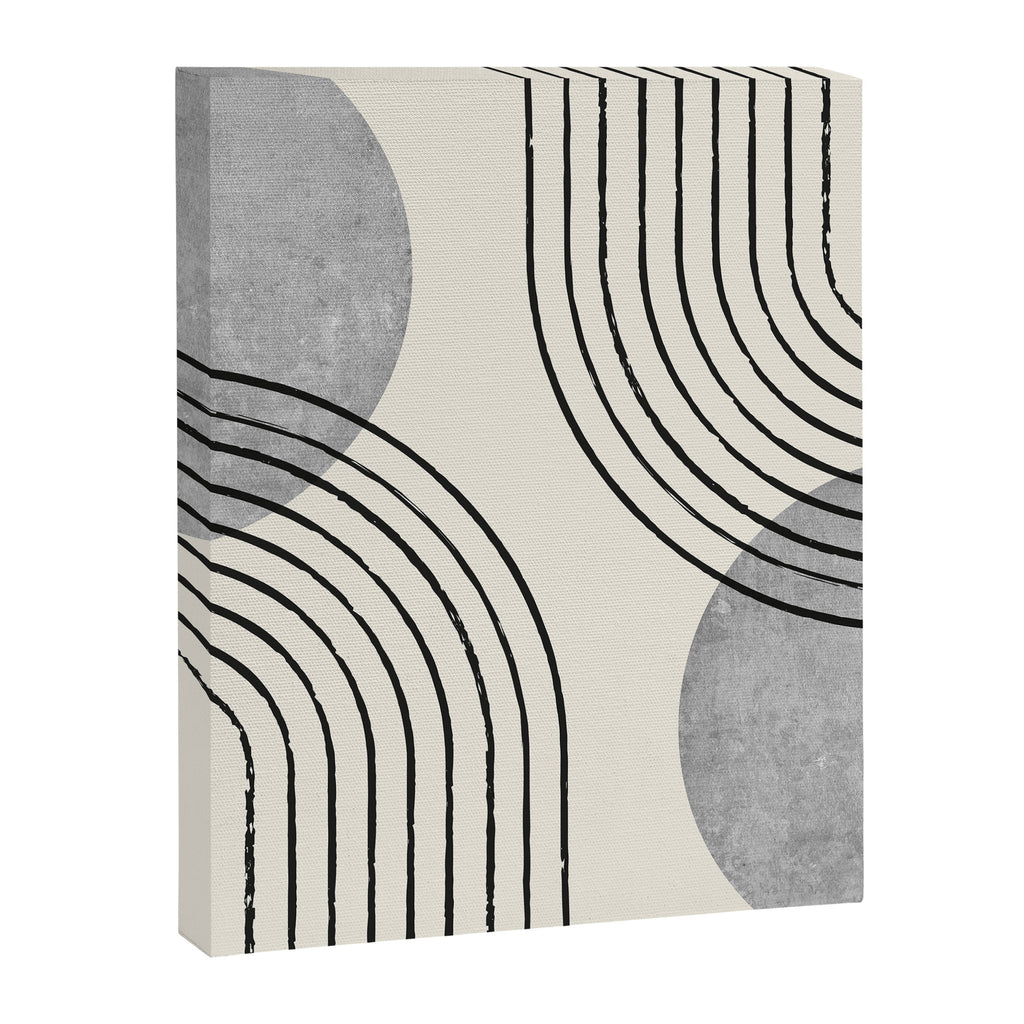 Sun Arch Double - Grey Canvas Print Gallery Image 8
