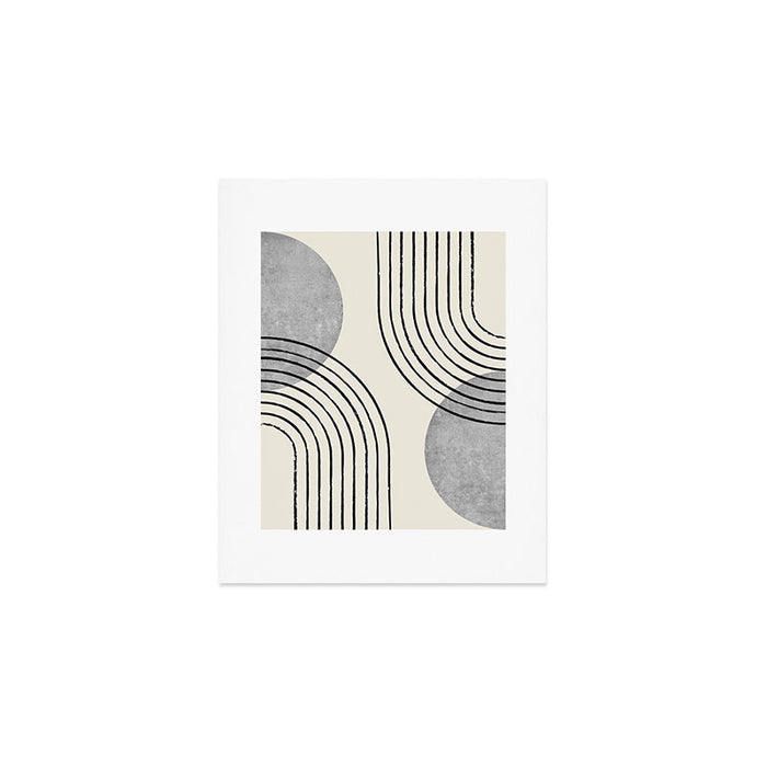 Sun Arch Double - Grey Art Print Gallery Image 1