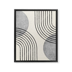 Sun Arch Double - Grey Framed Canvas Print Gallery Image 8