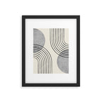 Sun Arch Double - Grey Framed Art Print Gallery Image 6