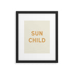 Sun child Framed Art Print Gallery Image 5