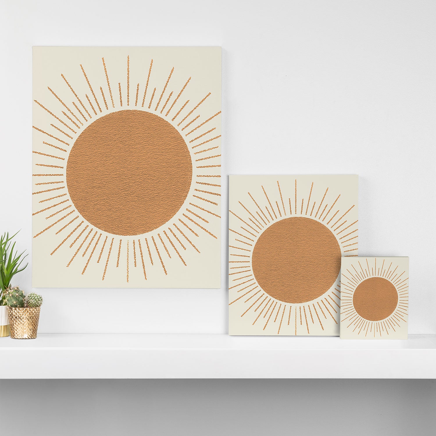 Sun Ray Mid-century Canvas Print Gallery Image 3