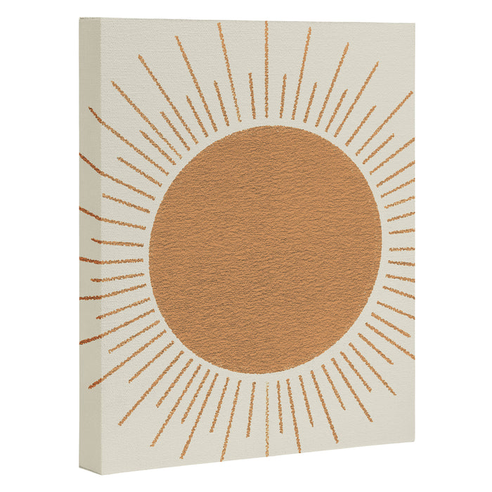 Sun Ray Mid-century Canvas Print Gallery Image 1