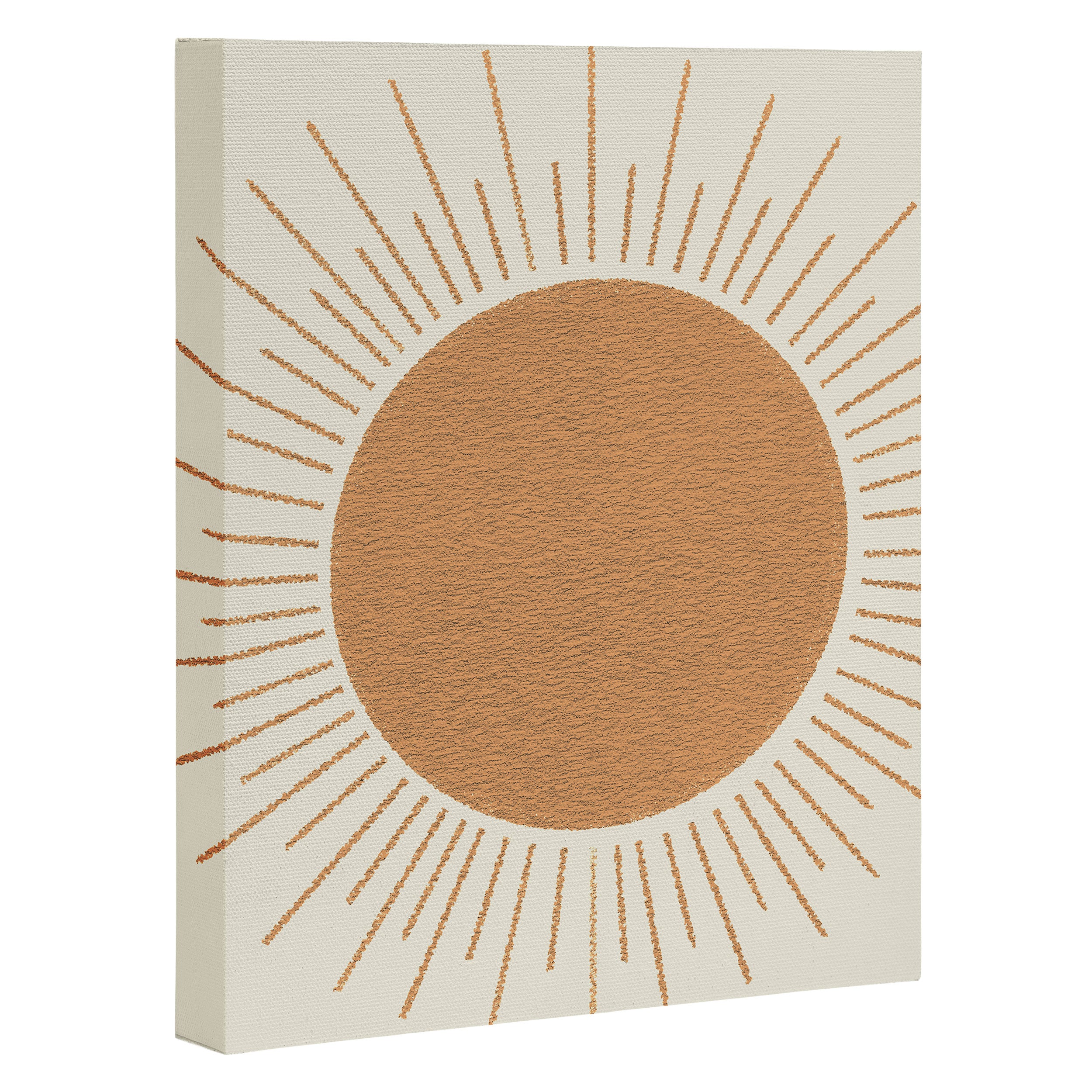 Sun Ray Mid-century Canvas Print Gallery Image 3