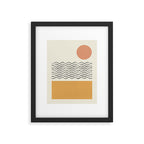 Sun Wave Beach - Abstract Framed Art Print Gallery Image 6