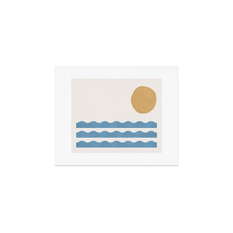 Sun Wave - Seascape Abstract  Art Print Gallery Image 1