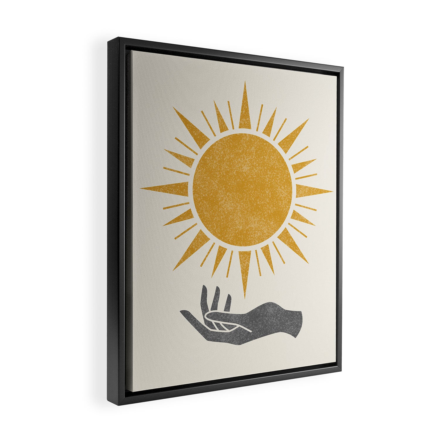 Sunburst Hand Framed Canvas Print Gallery Image 2