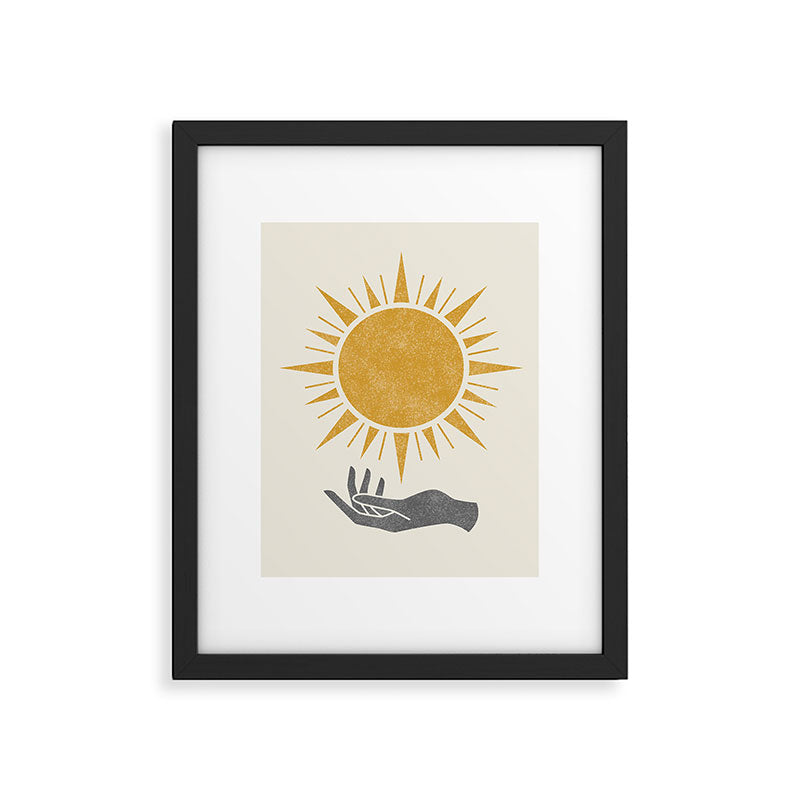 Sunburst Hand Framed Art Print Gallery Image 6