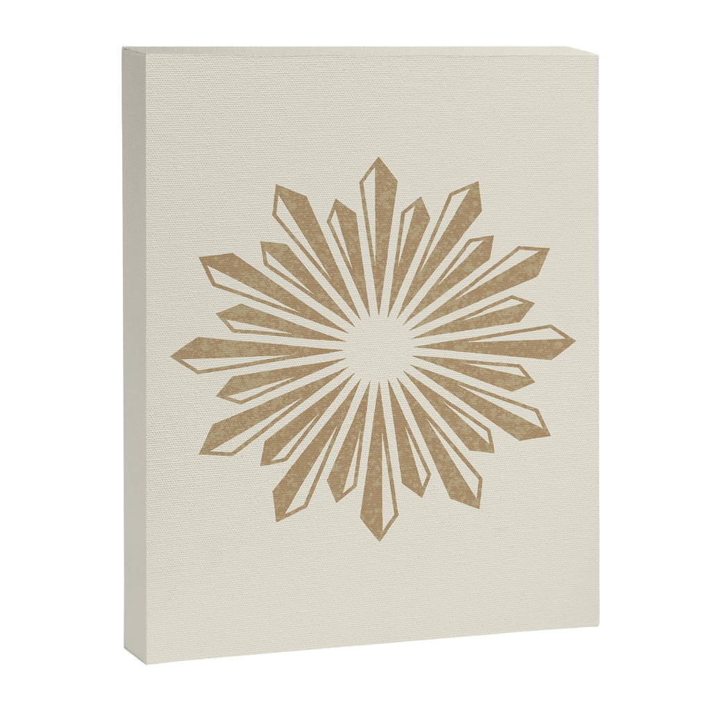 Sunburst Retro 2 - Gold Canvas Print Gallery Image 8