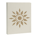 Sunburst Retro - Gold Canvas Print Gallery Image 6