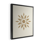 Sunburst Retro - Gold Framed Canvas Print Gallery Image 2