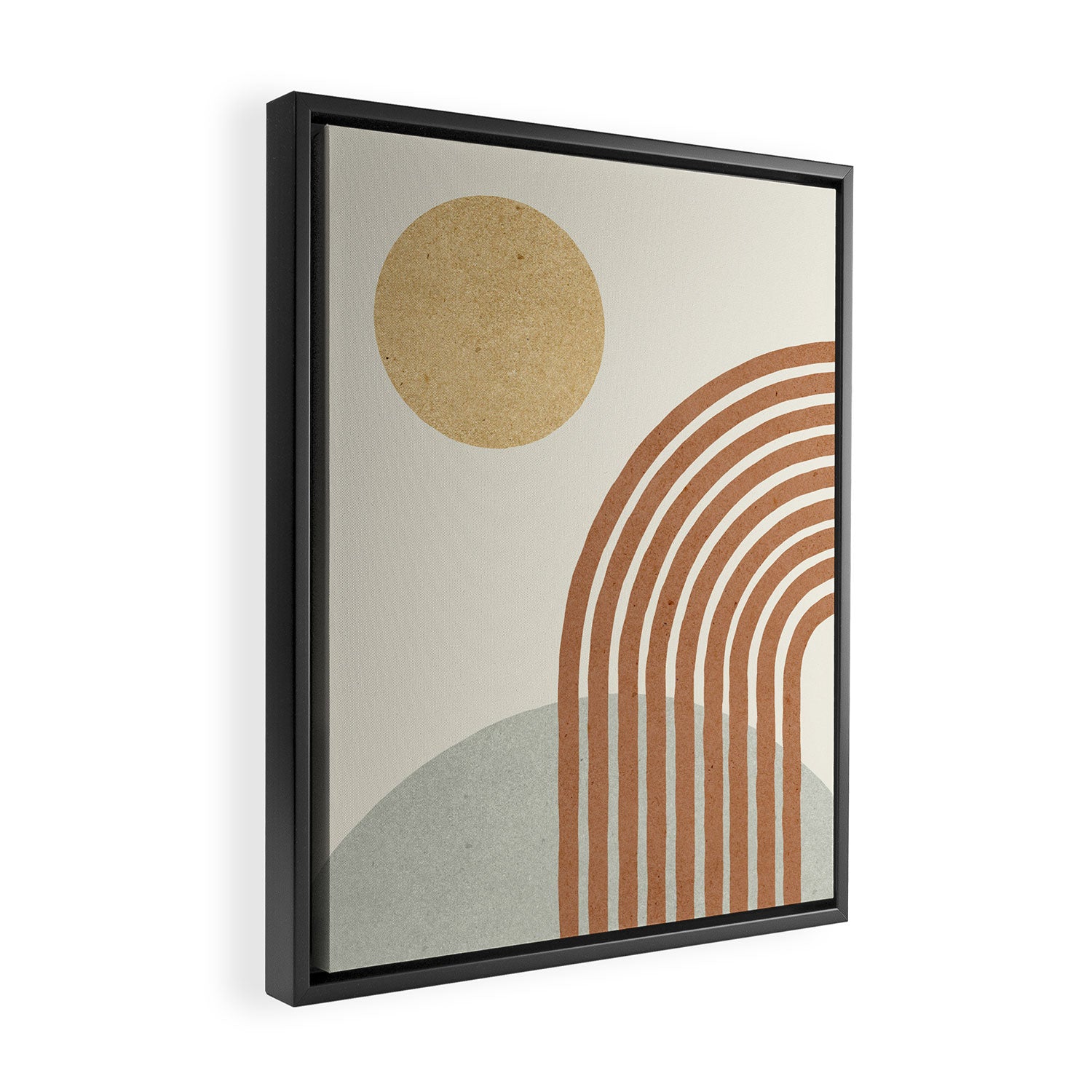 Sunny Hill Framed Canvas Print Gallery Image 2