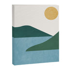 Sunny Lake - Abstract Landscape Canvas Print Gallery Image 6