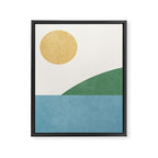 Sunny Landscape Framed Canvas Print Gallery Image 6
